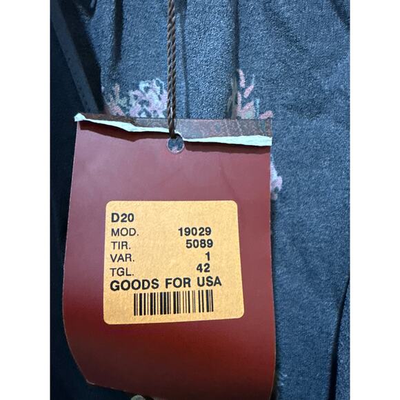 Etro Floral Paisley Print Wraparound Midi Dress Size 6 - Picture 14 of 14